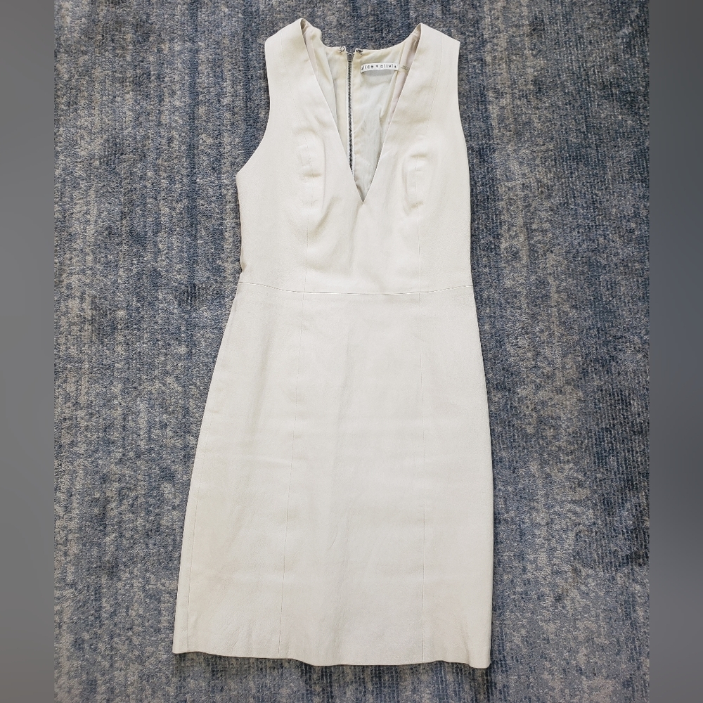 alice and olivia white leather dress + | Dresses | Alice Olivia Cream V Neck Toddlers